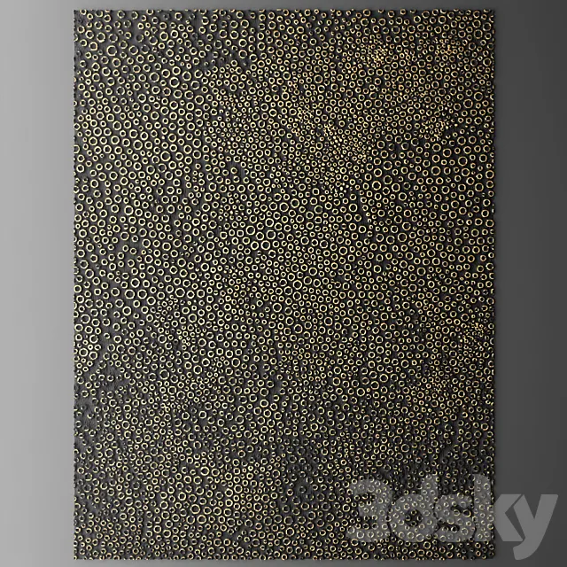 Decor for wall. Panel. 3D 3D Model