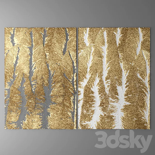 Decor for wall. Panel. 3D 3D Model