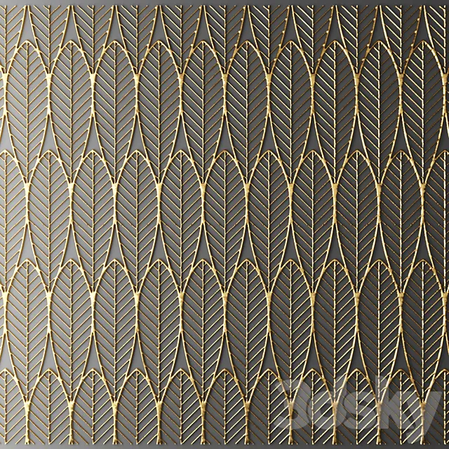 Decor for wall. Panel. 3D 3D Model