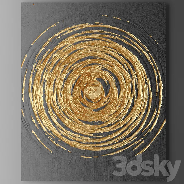 Decor for wall. Panel. 3D 3D Model