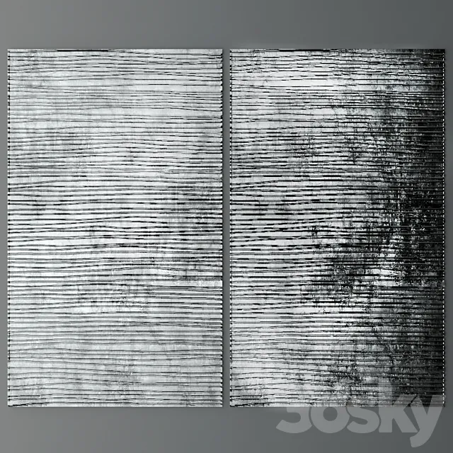 Decor for wall. Panel. 3D 3D Model