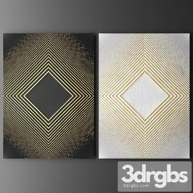 Decor For Wall Panel 3D 3D Model Free