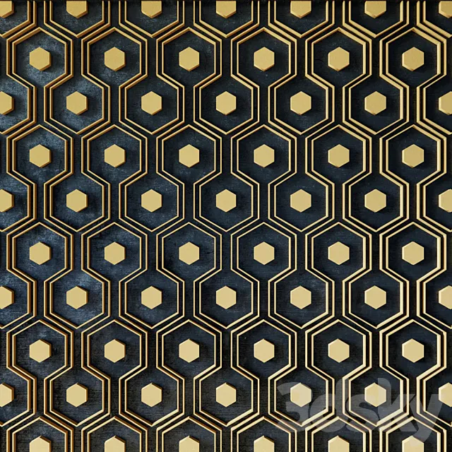 Decor for wall. Panel. 3D 3DModel