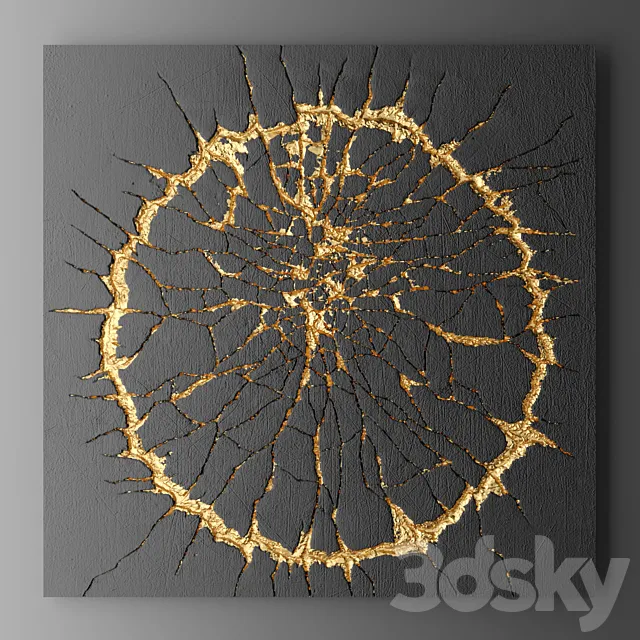 Decor for wall. Panel. 3D 3DModel