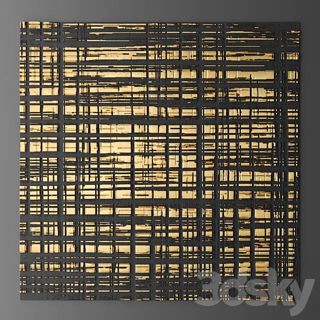 Decor for wall. Panel. 3D 3DModel