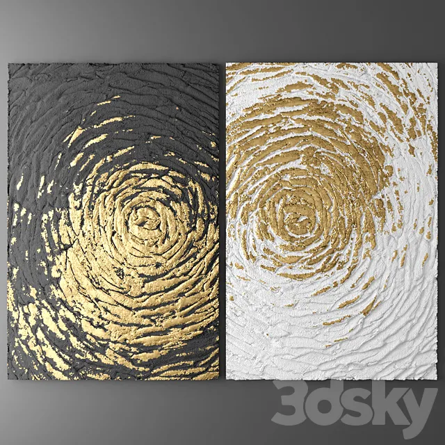 Decor for wall. Panel. 3D 3DModel