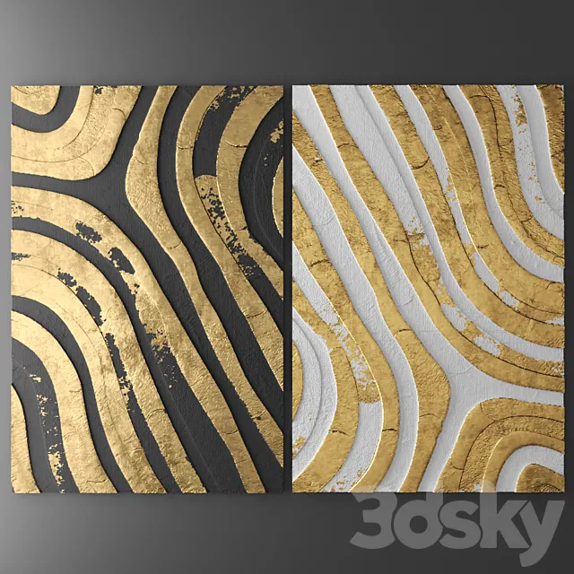 Decor for wall. Panel. 3D 3DModel