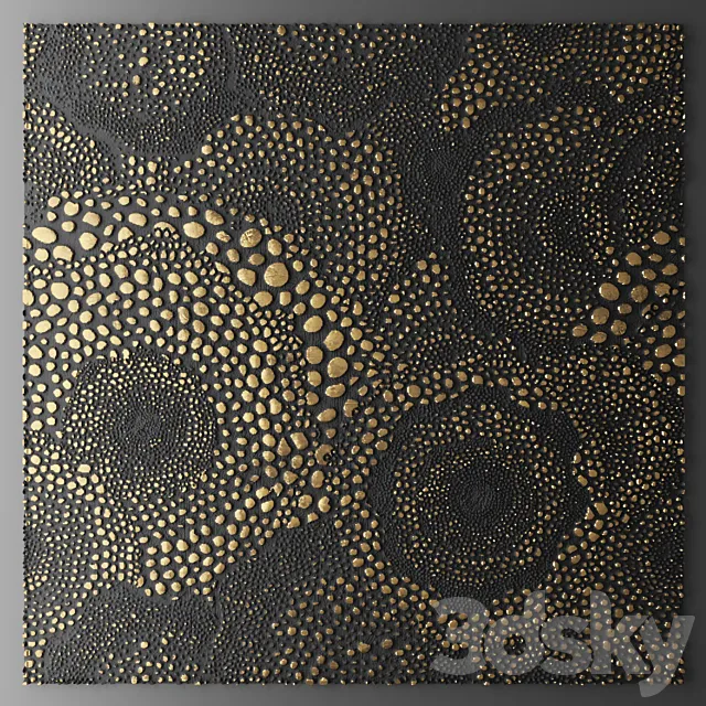 Decor for wall. Panel. 3D Free Download