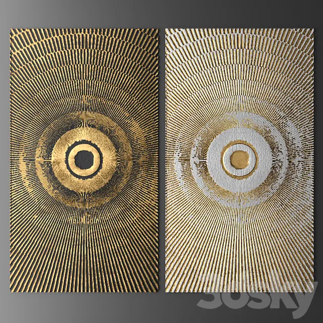 Decor for wall. Panel. 3D 3DModel