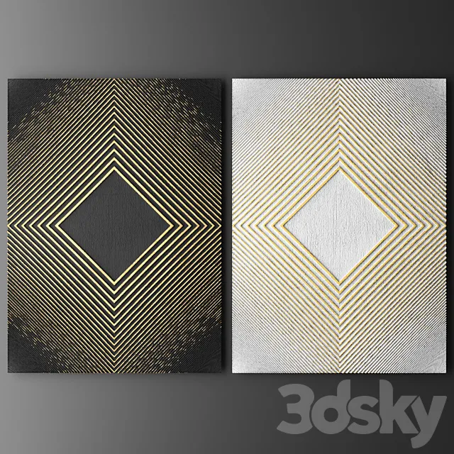 Decor for wall. Panel. 3D 3DModel