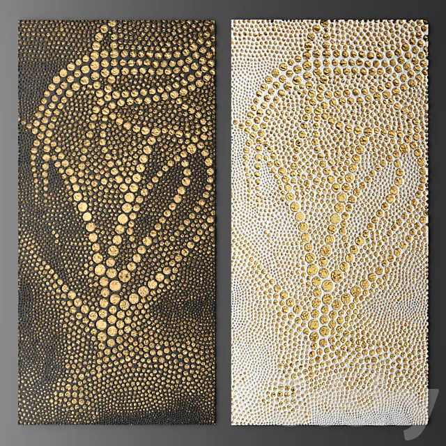 Decor for wall. Panel. 3D 3DModel