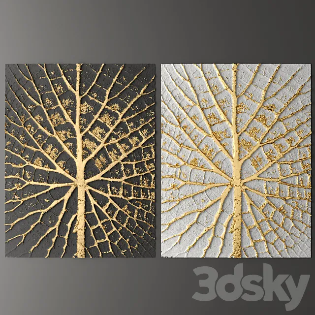 Decor for wall. Panel. 3D 3DModel