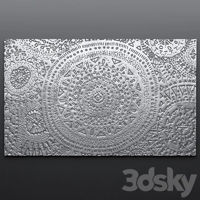 Decor for wall. Panel. 3D 3DModel