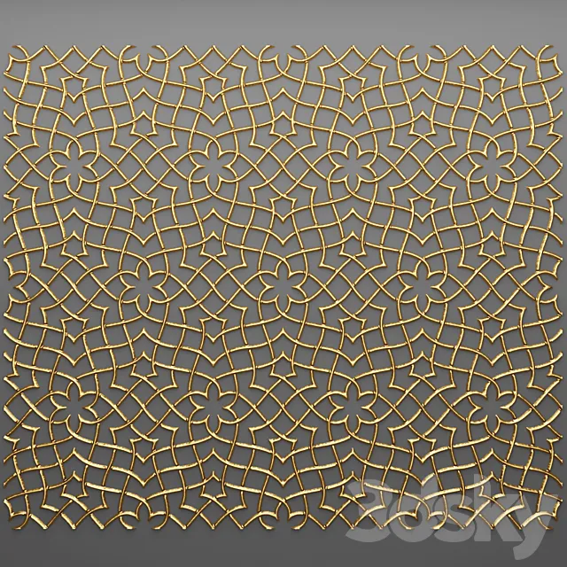 Decor for wall. Panel. 3D 3DModel