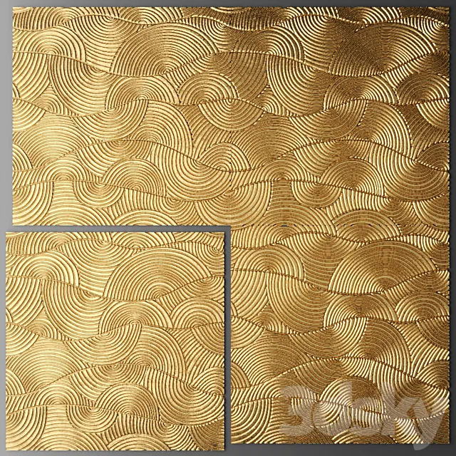 Decor for wall. Panel. 3D 3D Model