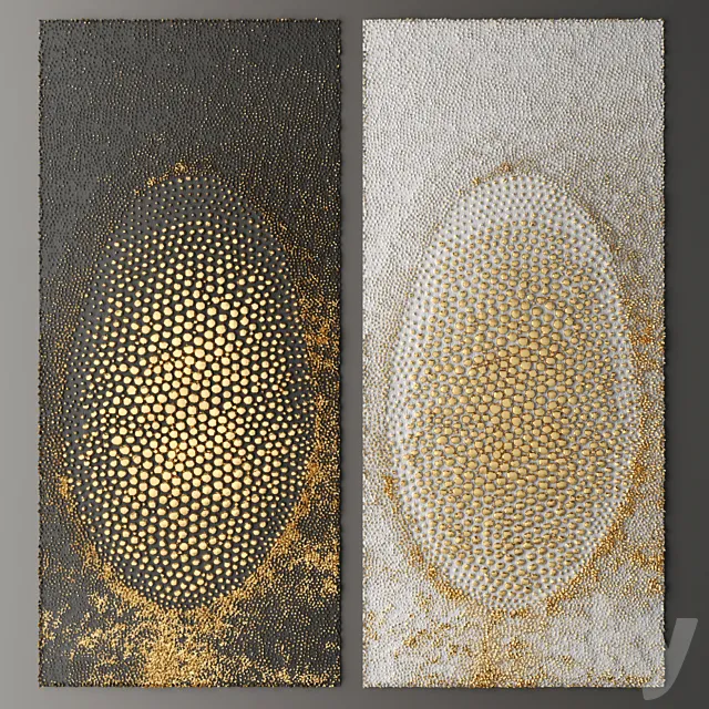Decor for wall. Panel. 3D Free Download