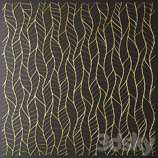 Decor for wall. Panel. 3D 3DModel