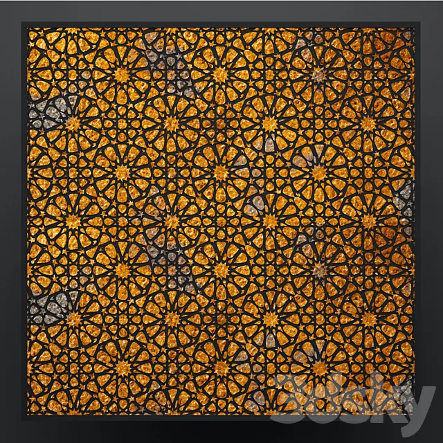 Decor for wall. Panel. 3D 3DModel