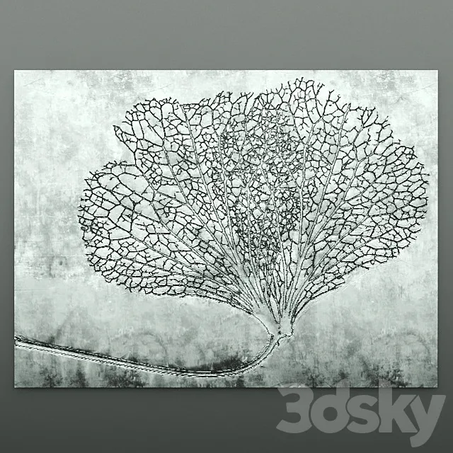 Decor for wall. Panel. 3D Model