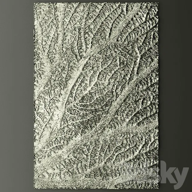 Decor for wall. Panel. 3D Model