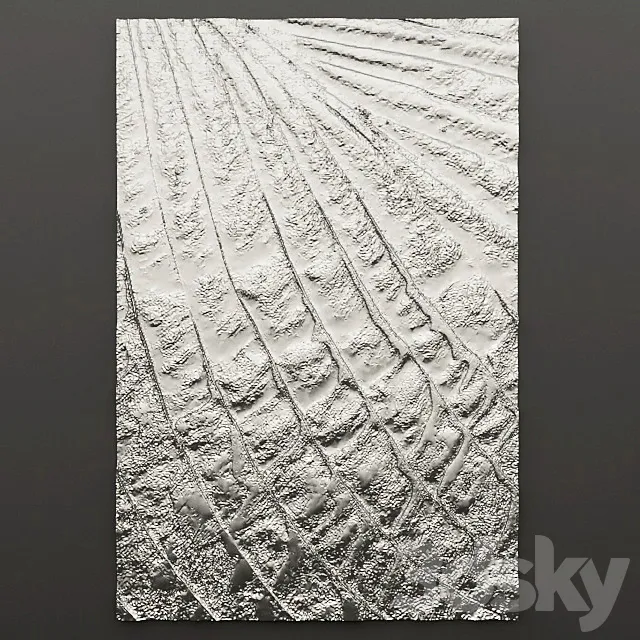 Decor for wall. Panel. 3D Model