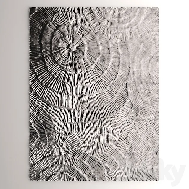 Decor for wall. Panel. 3D Model