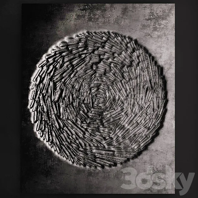 Decor for wall. Panel. 3D Model