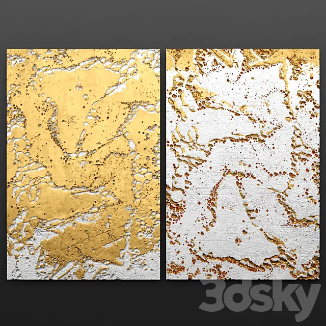 Decor for wall. Panel. 3D Model