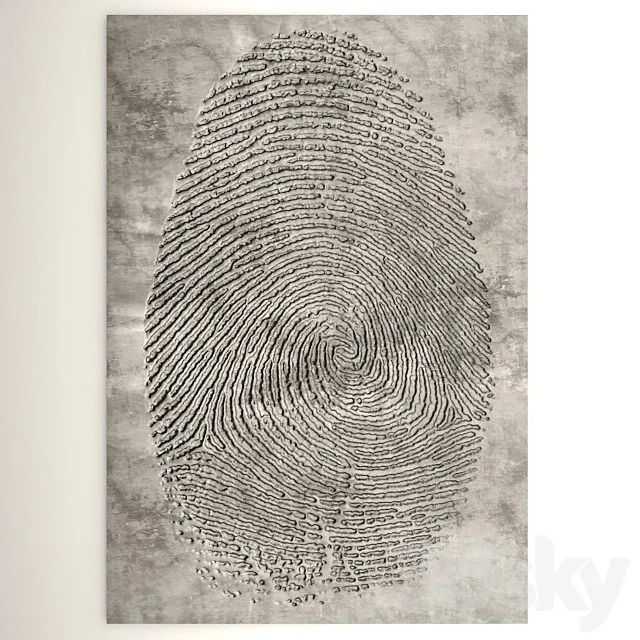 Decor for wall. Panel. 3D Model