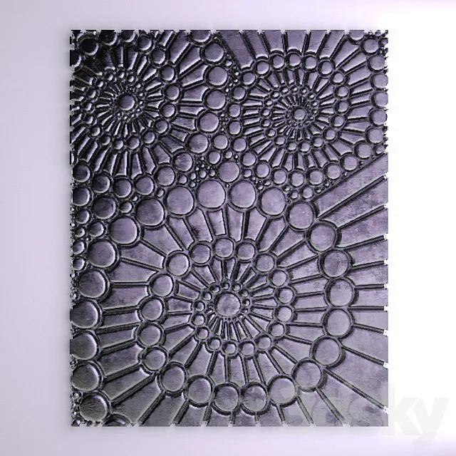 Decor for wall. Panel. 3D Model