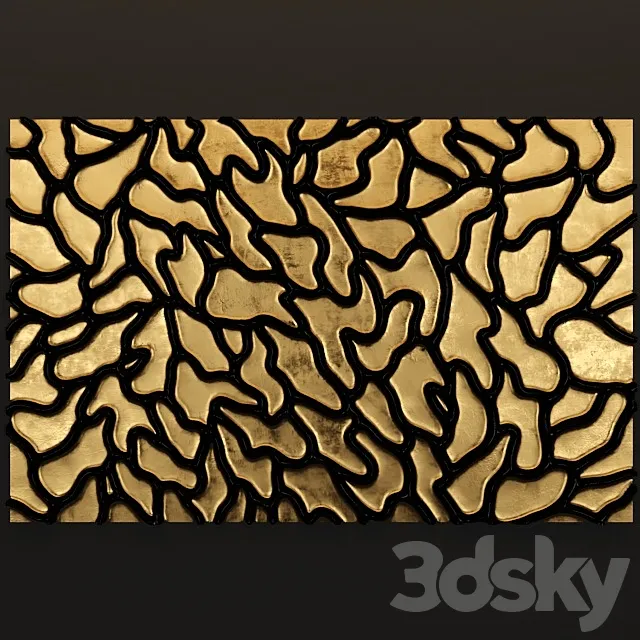 Decor for wall. Panel. 3D Model
