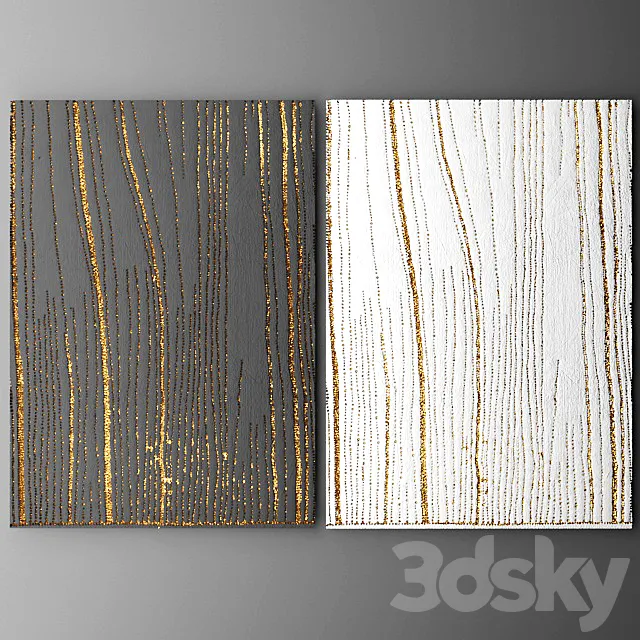 Decor for wall. Panel. 3D Model