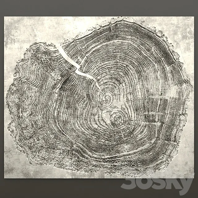 Decor for wall. Panel. 3D Model