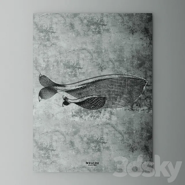 Decor for wall. Panel. 3D Model