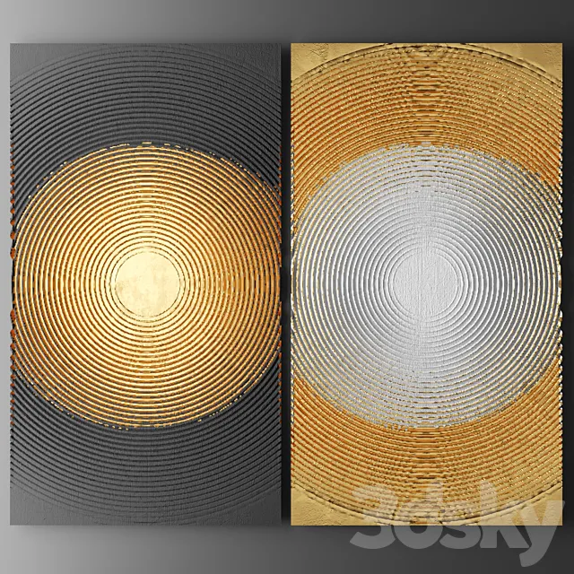 Decor for wall. Panel. 3D Model