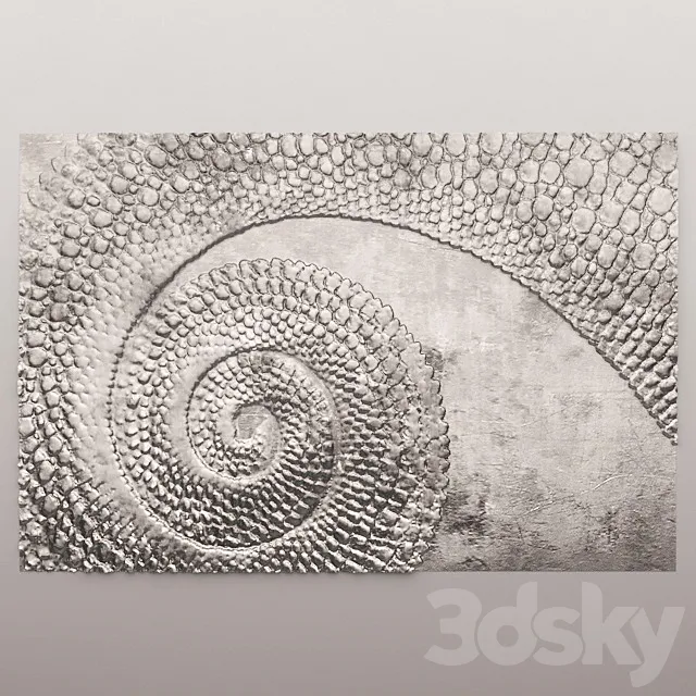 Decor for wall. Panel. 3DModel