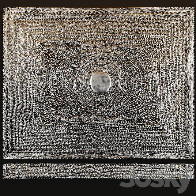 Decor for wall. Panel. 3D Model