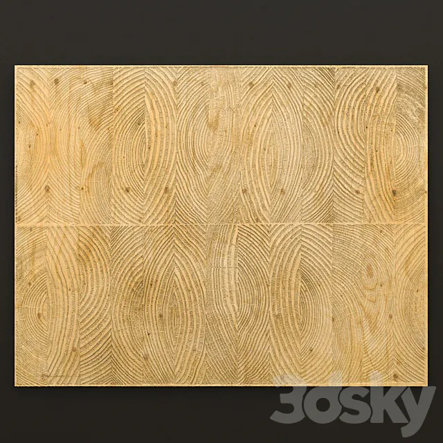 Decor for wall. Panel. Carving. 3D Model