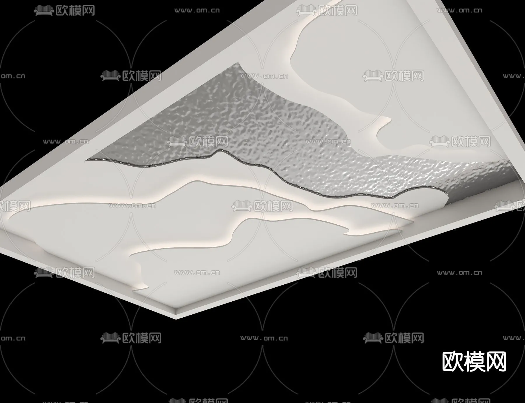 DECOR HELPER - DETAIL - CEILING - 3D Model For Interior Design - 11495