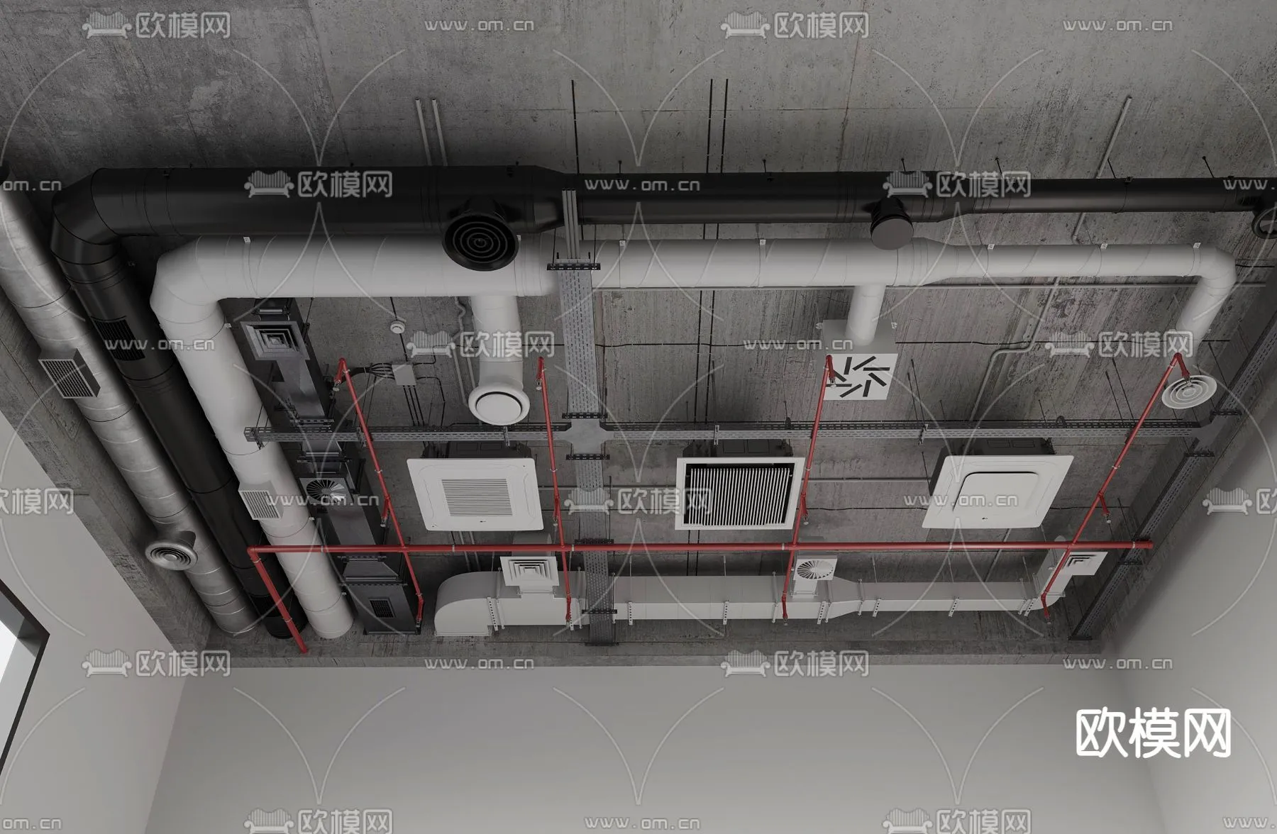 DECOR HELPER - DETAIL - CEILING - 3D Model For Interior Design - 11498