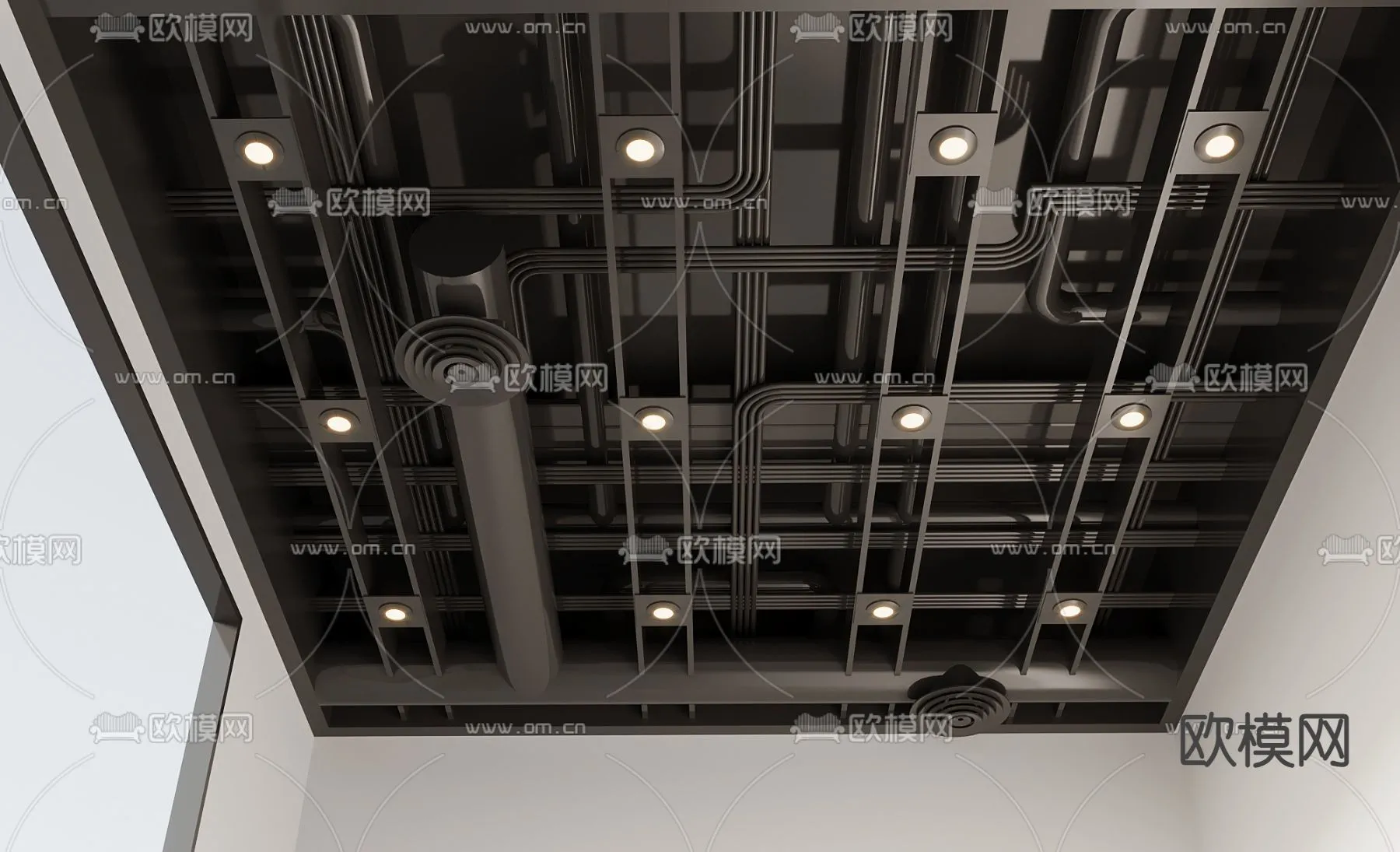 DECOR HELPER - DETAIL - CEILING - 3D Model For Interior Design - 11499