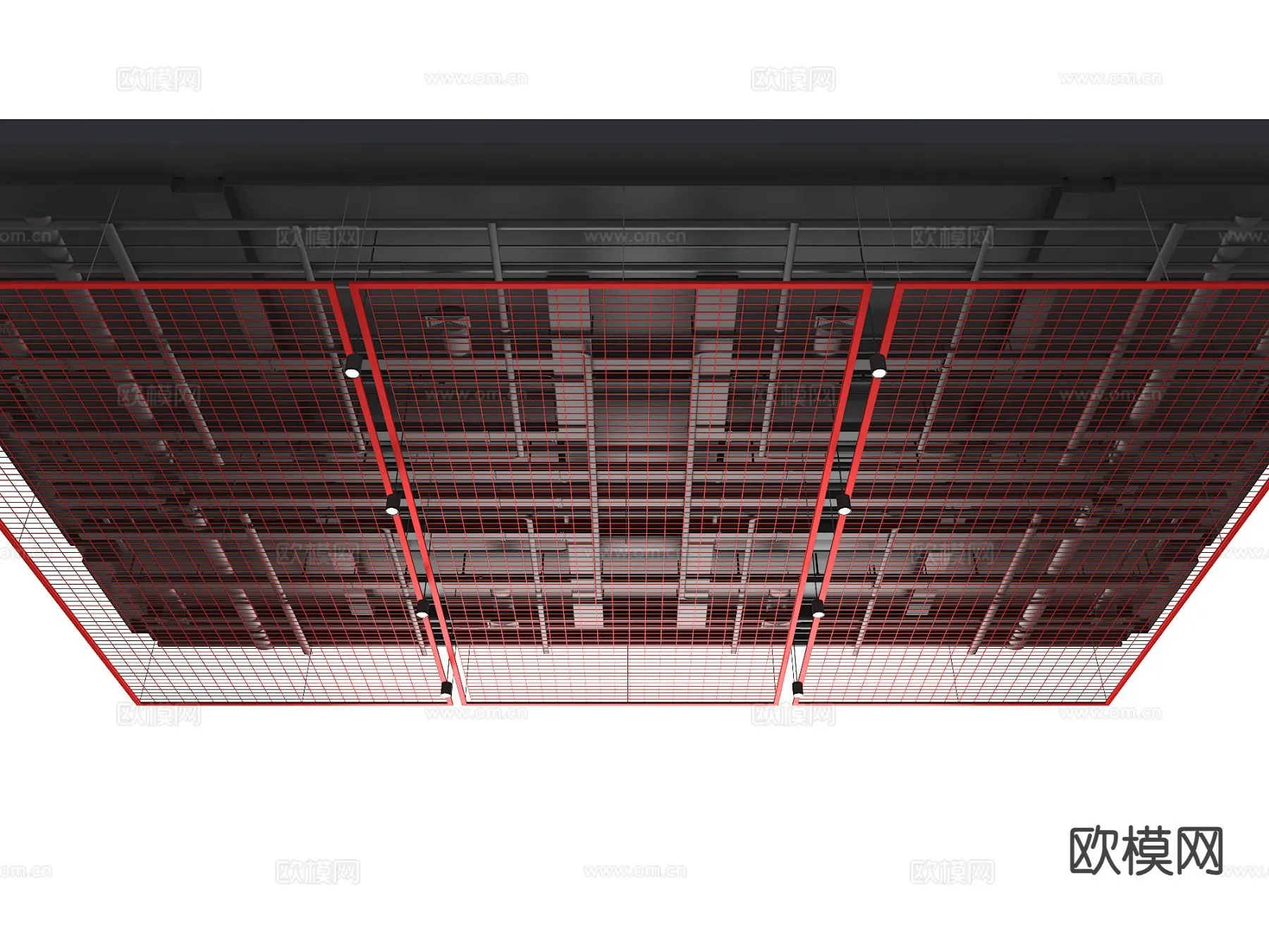 DECOR HELPER - DETAIL - CEILING - 3D Model For Interior Design - 11508