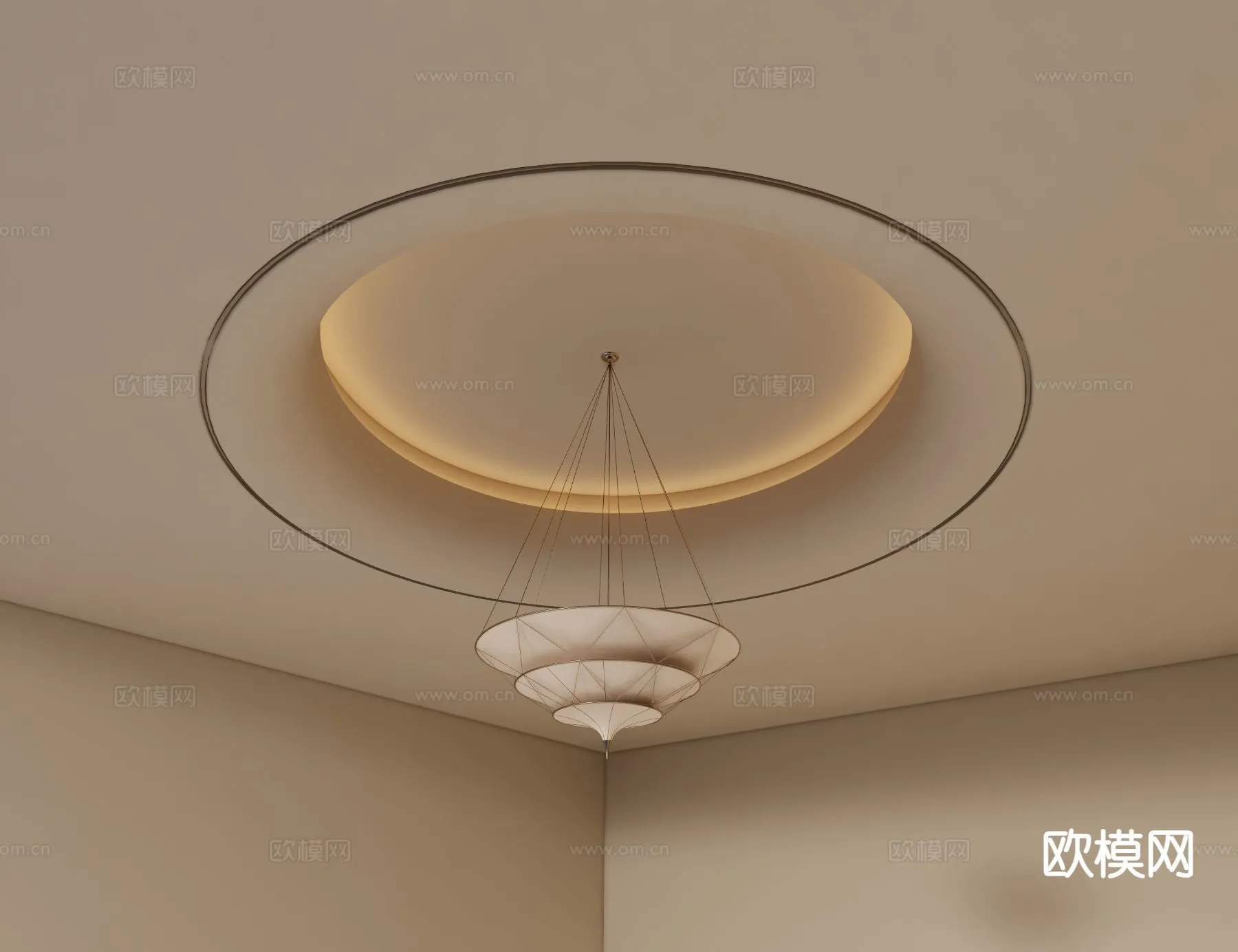 DECOR HELPER - DETAIL - CEILING - 3D Model For Interior Design - 11513