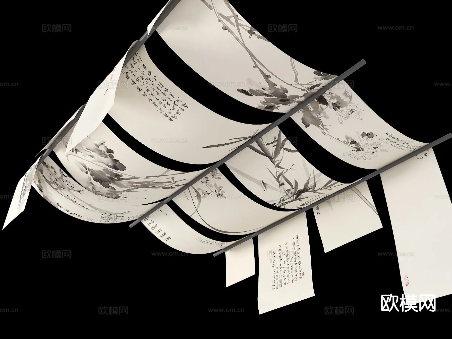 DECOR HELPER - DETAIL - CEILING - 3D Model For Interior Design - 11521