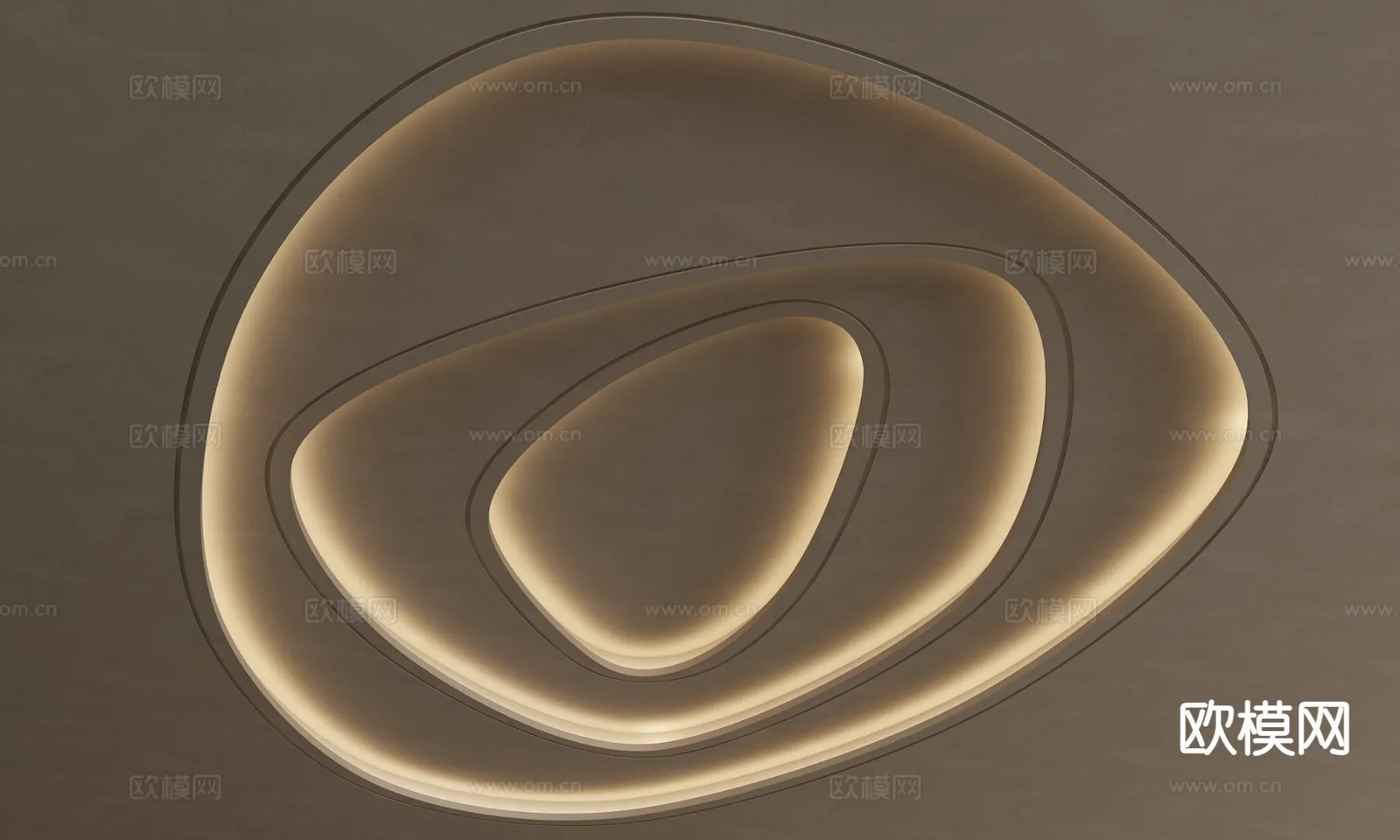 DECOR HELPER - DETAIL - CEILING - 3D Model For Interior Design - 11531