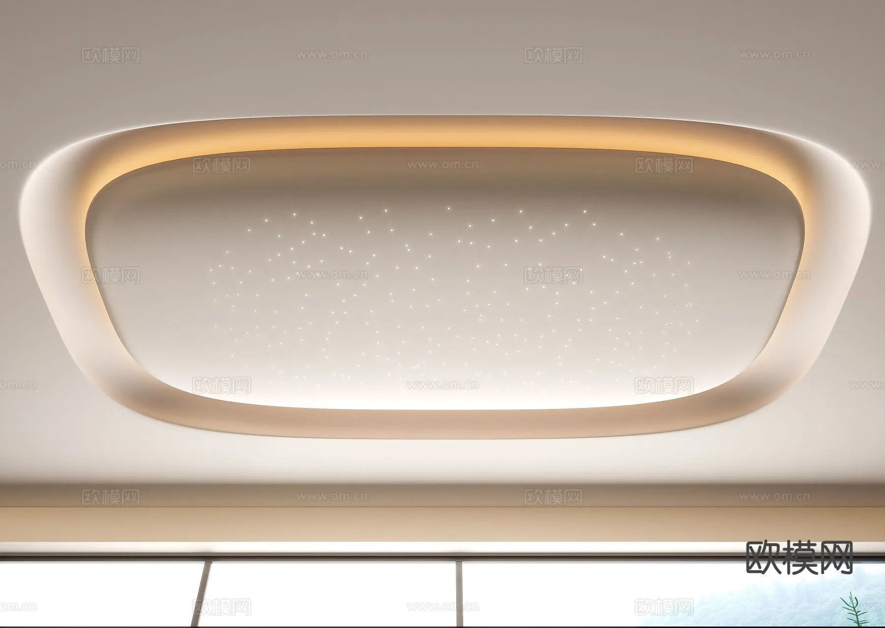 DECOR HELPER - DETAIL - CEILING - 3D Model For Interior Design - 11542