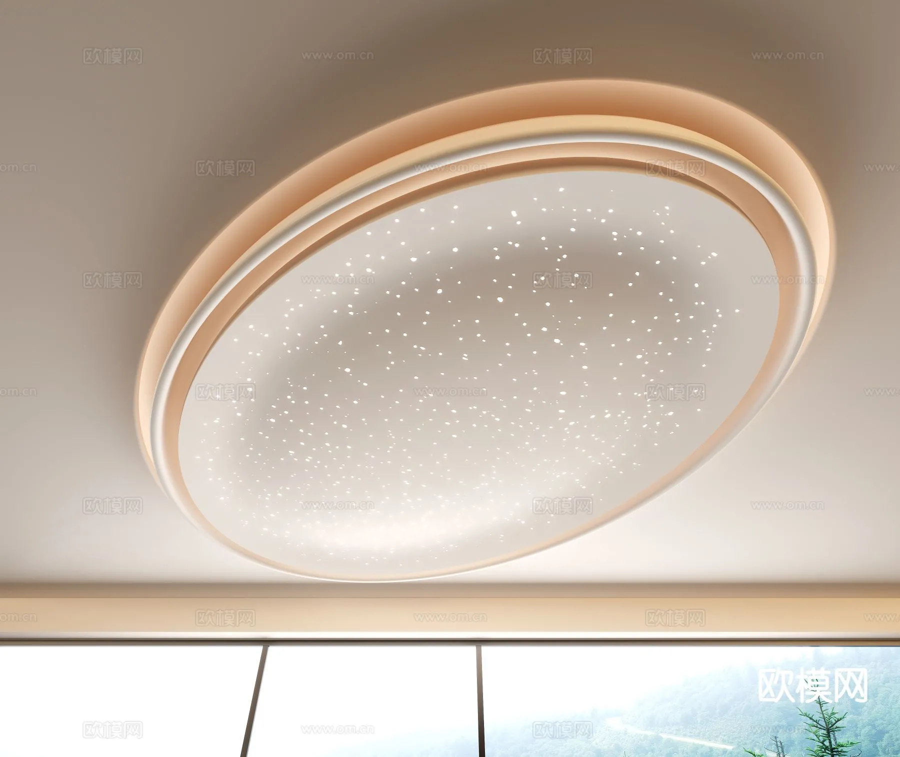 DECOR HELPER - DETAIL - CEILING - 3D Model For Interior Design - 11543