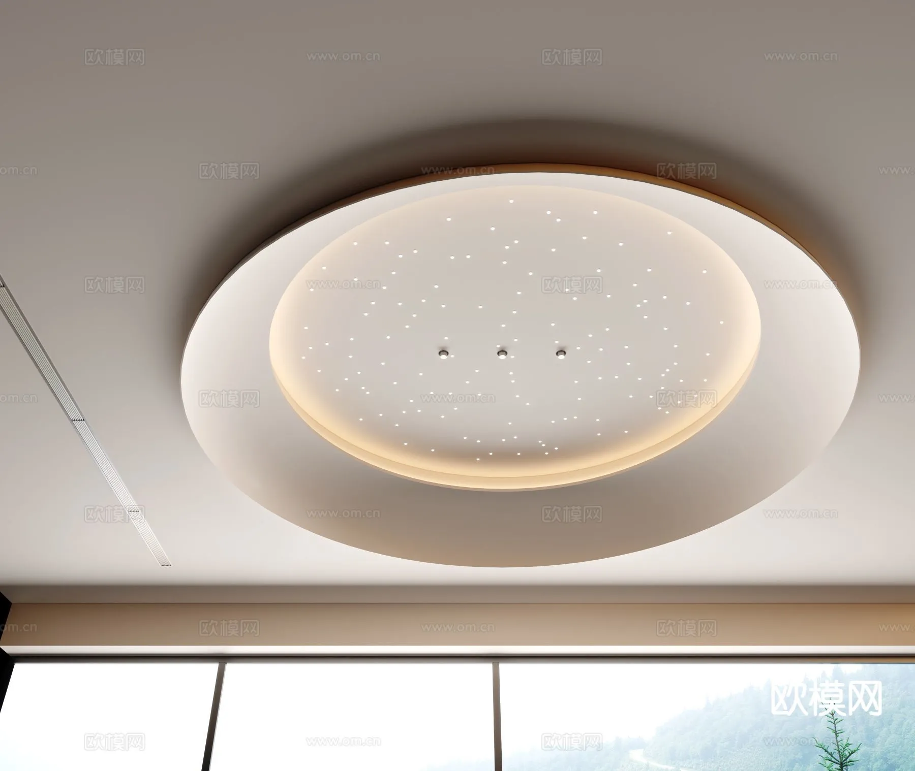 DECOR HELPER – DETAIL – CEILING – 3D Model For Interior Design – 11546
