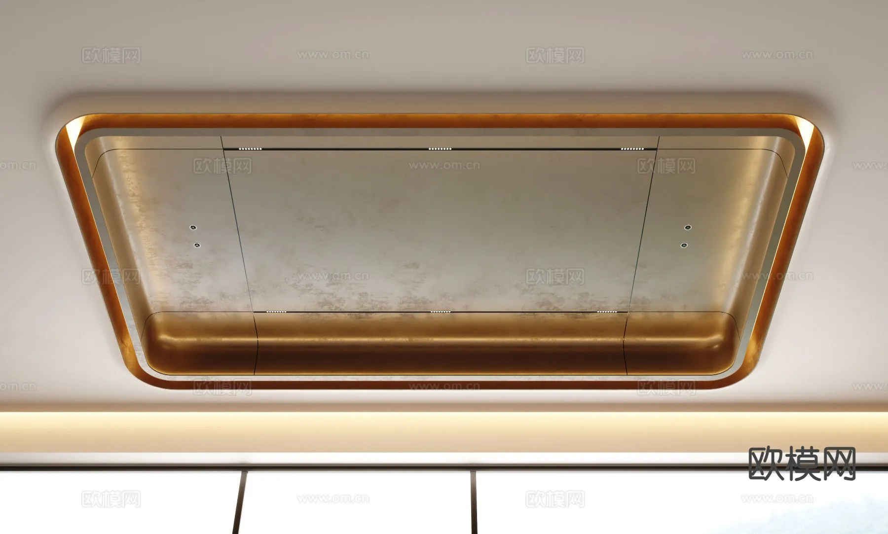 DECOR HELPER - DETAIL - CEILING - 3D Model For Interior Design - 11551