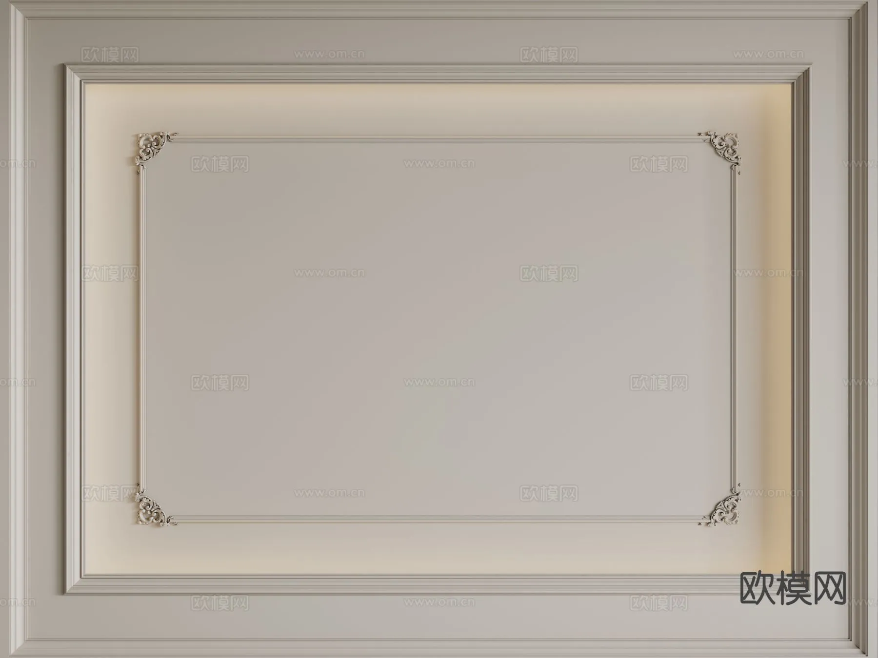 DECOR HELPER - DETAIL - CEILING - 3D Model For Interior Design - 11552